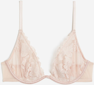 By Anthropologie Sheer Lace Underwire Bralette