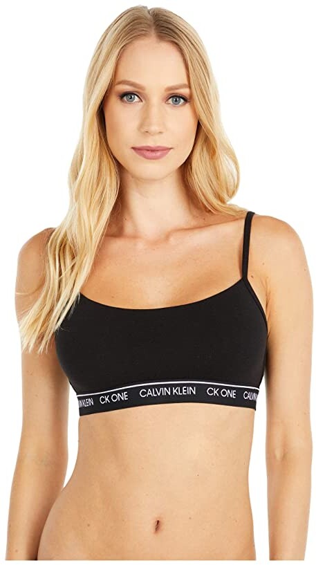 Calvin Klein Underwear One Cotton Average + Full Figure Unlined Bralette -  ShopStyle Bras