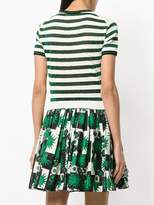 Thumbnail for your product : Fausto Puglisi sun and stripe knitted top