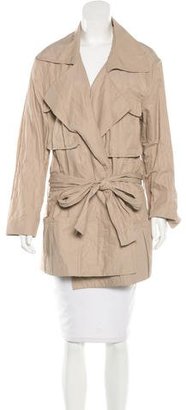 Rue Du Mail Open-Front Trenchy Coat w/ Tags
