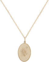 Thumbnail for your product : Zahava Gold Palm Leaf Token Necklace