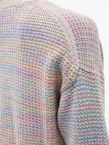 Thumbnail for your product : RE/DONE 90s Cropped Cotton-blend Cardigan - Grey Multi