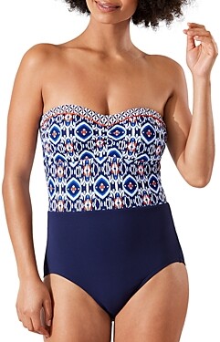 tommy bahama color block swimsuit