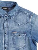 Thumbnail for your product : Diesel Kids Stretch Cotton Denim Shirt