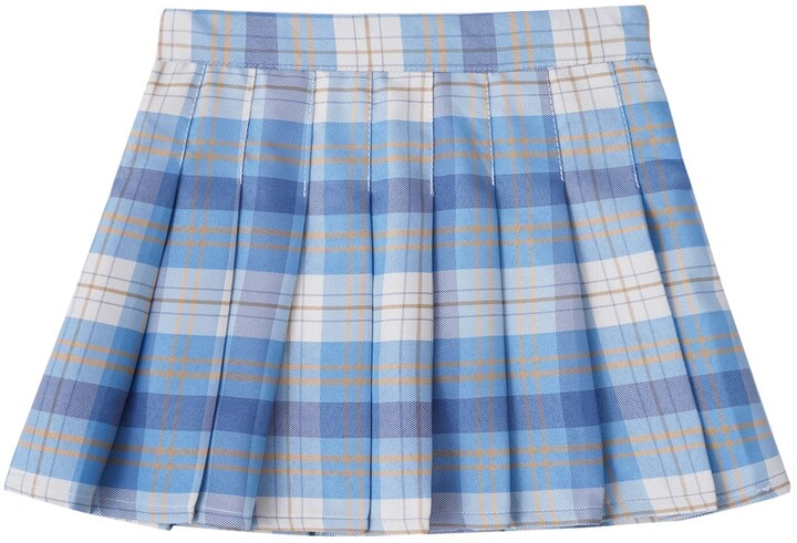 CHICTRY Little Girls Plaid A-Line Pleated Tartan Mini Skirt Schoolgirls ...