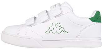 Kappa Unisex Kids' Court Low-Top Sneakers 1030 White/Green