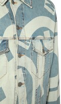 Thumbnail for your product : Moschino Symbols Print Denim Stretch Jacket