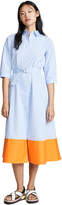 Thumbnail for your product : MDS Stripes Colorblock Shirtdress