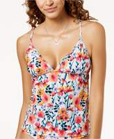 Thumbnail for your product : Hula Honey Juniors' In Such a Fleury Printed Cross-Back Tankini Top, Created for Macy's