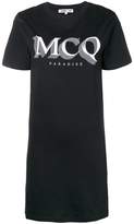 Thumbnail for your product : McQ logo print T-shirt dress