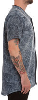 Thumbnail for your product : Elwood The Acid Wash Denim Baseball Jersey in Blue