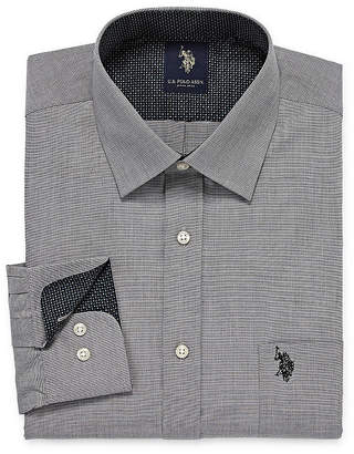 U.S. Polo Assn. Dress Shirt Mens Spread Collar Long Sleeve Dress Shirt