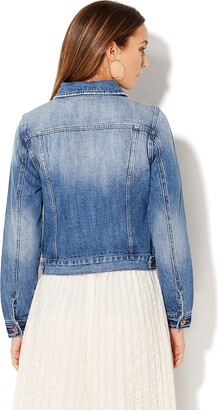 New York and Company Soho Jeans - Patched Denim Jacket