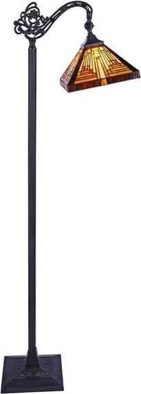 Chloe Lighting ChloeLightingInnesTiffany-Style1LightReadingFloorLamp11\