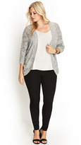 Thumbnail for your product : Forever 21 FOREVER 21+ Heathered Open-Knit Cardigan