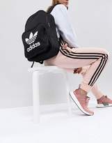 Thumbnail for your product : adidas Trefoil Logo Black Backpack