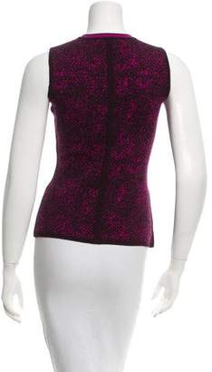 Narciso Rodriguez Patterned Sleeveless Top