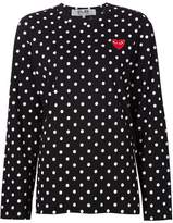 Thumbnail for your product : Comme des Garcons Play long sleeve polka dot T-shirt