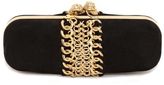 Thumbnail for your product : Alexander McQueen Chain Twin Skull Clasp Clutch