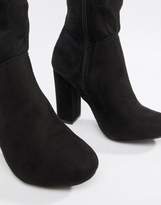 Thumbnail for your product : Truffle Collection Block Heel Over Knee Boots