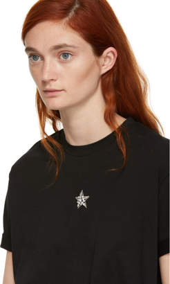 Stella McCartney Black Crystal Mini Star T-Shirt