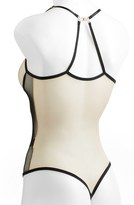 Thumbnail for your product : Only Hearts 'Whisper' Convertible Colorblock Mesh Thong Bodysuit