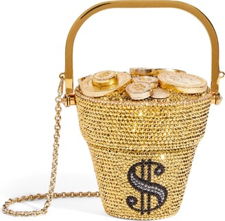 Judith Leiber Crystal Embellished Khloé'S Pot Of Gold Clutch Bag