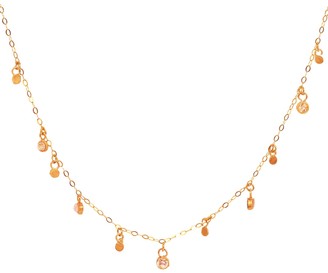 Lily Flo Jewellery Stardrops Solid Rose Gold Necklace With Diamonds