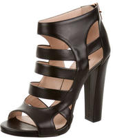 Thumbnail for your product : Ruthie Davis Cutout Leather Sandals w/ Tags