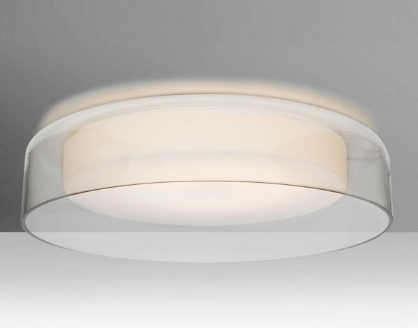 Besa Lighting Tango LED Flushmount Light in Clear