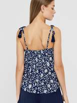 Thumbnail for your product : Monsoon Farrah Jersey Ecovero Printed Cami - Navy