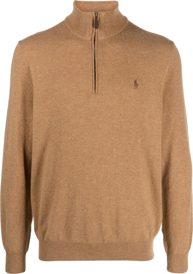 Polo Ralph Lauren Logo-Embroidered Fine-Knit Jumper