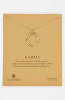 Thumbnail for your product : Dogeared 'Karma' Boxed Mixed Metal Charm Necklace
