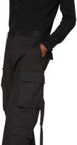 Thumbnail for your product : Juun.J Black Canvas Cargo Pants