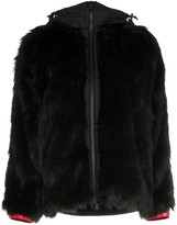 Thumbnail for your product : MONCLER GRENOBLE Faux Fur Hooded Jacket