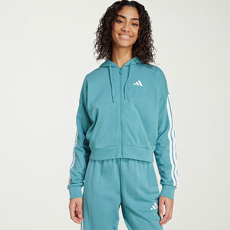 adidas Womens Long Sleeve Zipper Active Hoodie