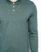 Thumbnail for your product : ASOS Long Sleeve Polo Shirt In Jersey