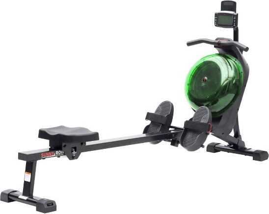 Sunny Health & Fitness SunnyHealth&FitnessHydroDualResistanceSmartMagneticWaterRowingMachine-Black/Green