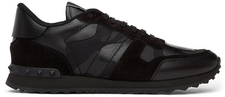 strategi Skab Fristelse Valentino Black Men's Sneakers & Athletic Shoes | Shop the world's largest  collection of fashion | ShopStyle