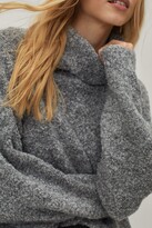 Thumbnail for your product : Nasty Gal Womens Oversize Up the Competition Turtleneck Jumper - Grey - One Size