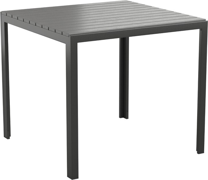 Merrick Lane AllWeather Indoor/Outdoor Square Patio Dining Table for 4