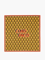 Thumbnail for your product : Paco Rabanne Ciao Paco Geometric-print Satin Scarf - Yellow Multi
