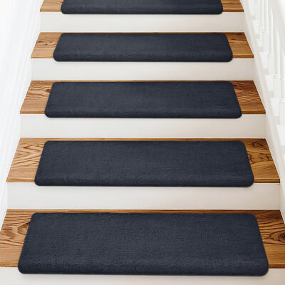 Scarlettrose Plush Bullnose Non-Slip Indoor Stair Tread - Thumbnail 3