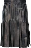 Thumbnail for your product : Thierry Mugler strappy a-line skirt