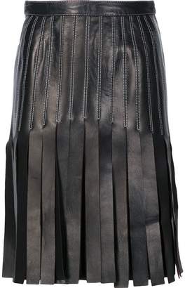 Thierry Mugler strappy a-line skirt