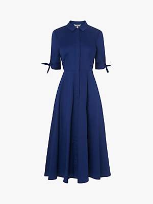 LK Bennett Darly Shirt Dress, Royal Blue