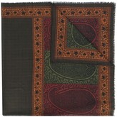 Thumbnail for your product : Yves Saint Laurent Pre-Owned Floral Frayed Scarf