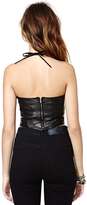 Thumbnail for your product : Nasty Gal Versace Erotica Leather Bustier