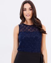 Thumbnail for your product : Dorothy Perkins Formark Sequin Shell Top