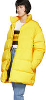 Thumbnail for your product : Calvin Klein Jeans Est. 1978 Yellow Down Logo Puffer